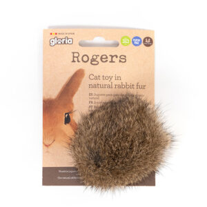ROGERS RATA CON RABITO DE CUERO 12CM DIM.