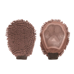 DIRTY DOG GROOMING MITT MANOPLA 25*18CM MARRÓN