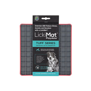 LICKIMAT PERRO TUFF PLAYDATE ROJO
