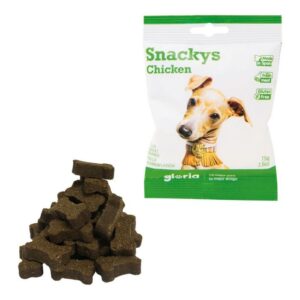 DISPLAY SNACKYS DE POLLO (BOLSITAS DE 75GR)