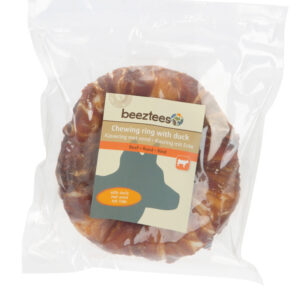 SNACK PERRO ANILLO CON PATO 12,5 CM